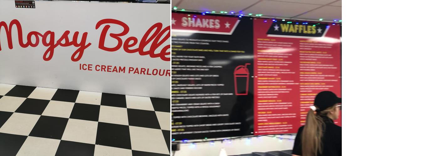 Mogsy Belle Ice Cream Parlour Menu