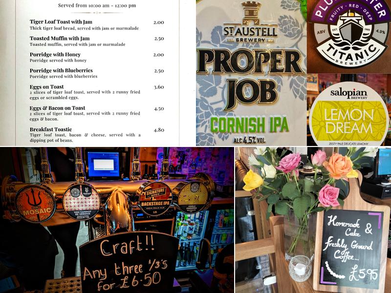 Kingsbridge Bar Menu