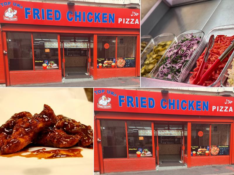 Top UKs Fried Chicken Pizza