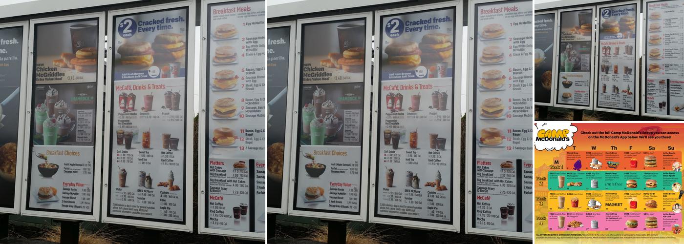 McDonald's Menu