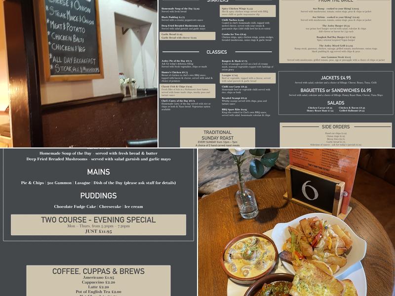 Astley Arms Menu