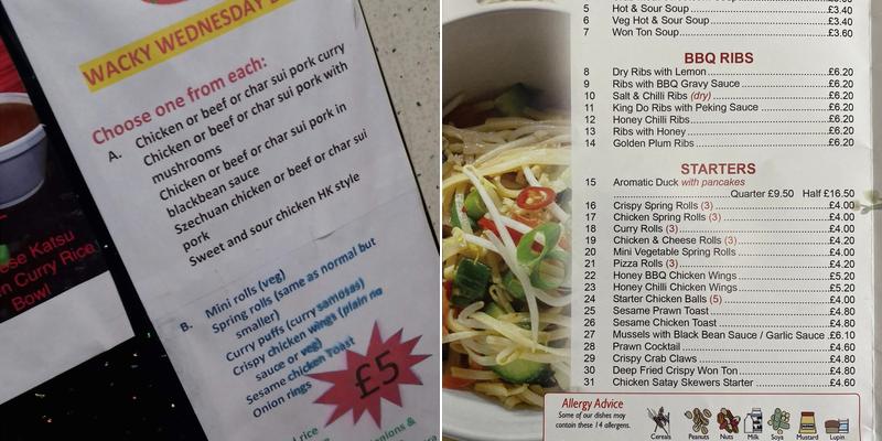 Brucehill Panda Menu