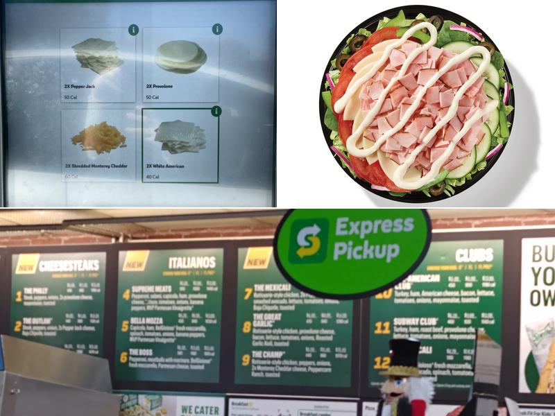 Subway Menu