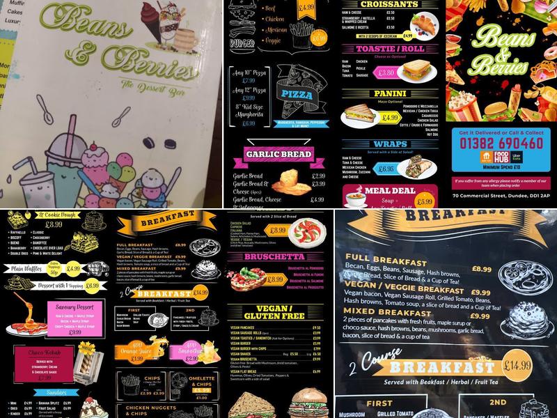 Beans & Berries Menu