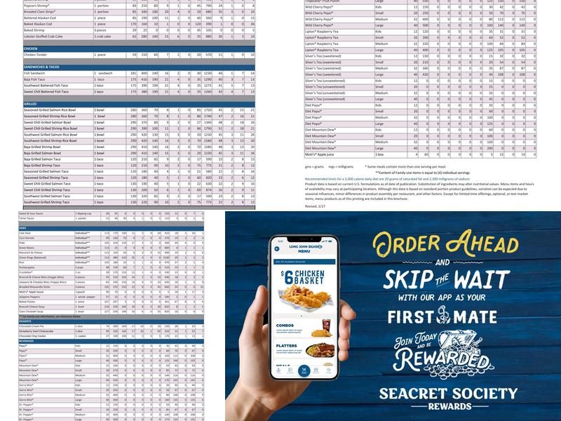Long John Silver's Menu