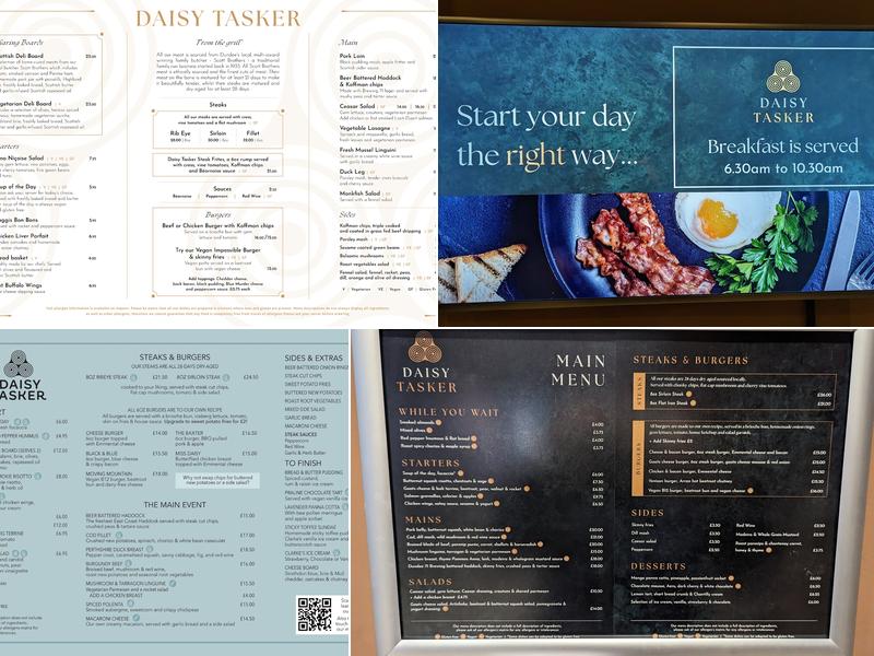 Daisy Tasker Menu