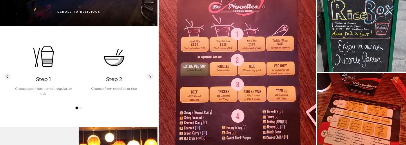 Dr. Noodles Menu