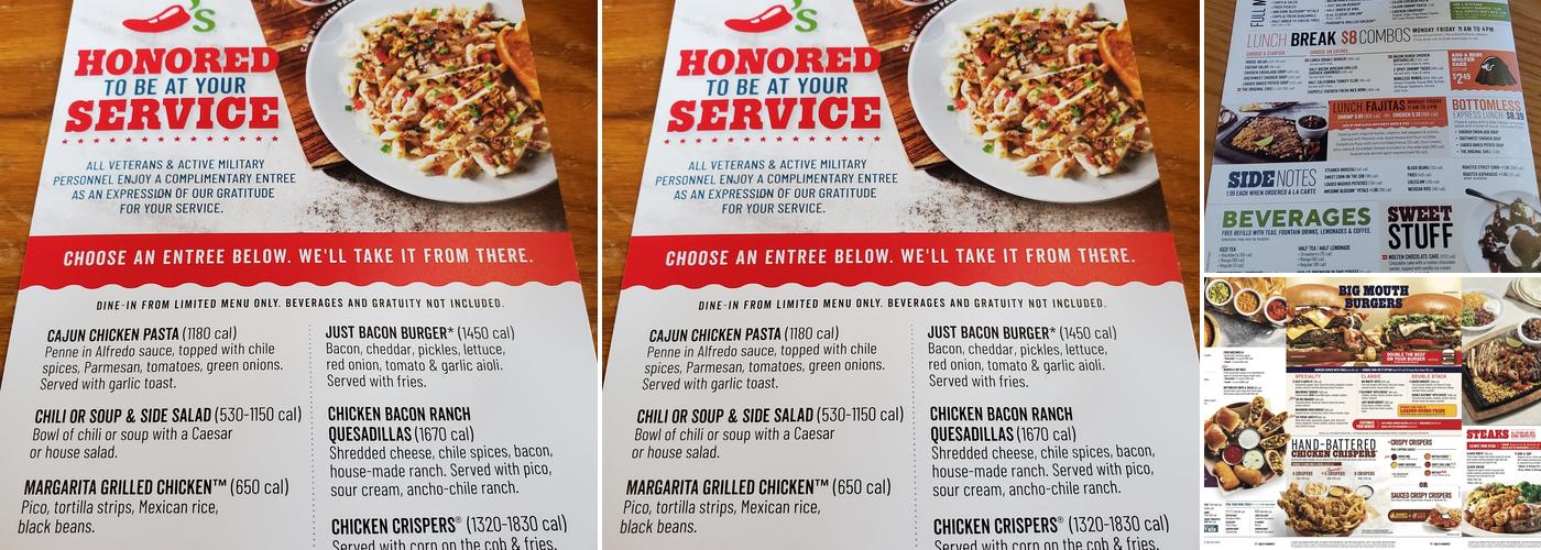 Chili's Grill & Bar Menu