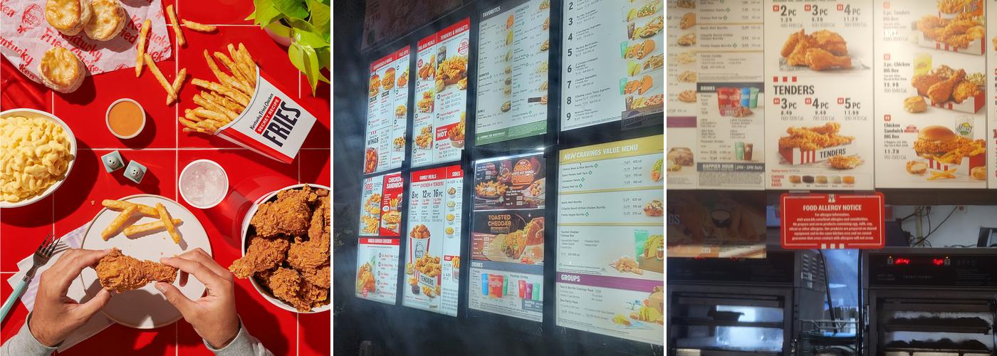 KFC Menu
