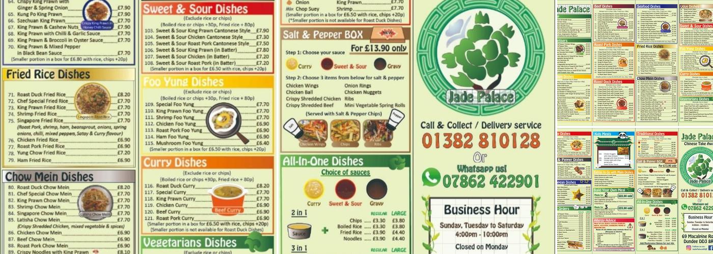 Jade Palace Menu