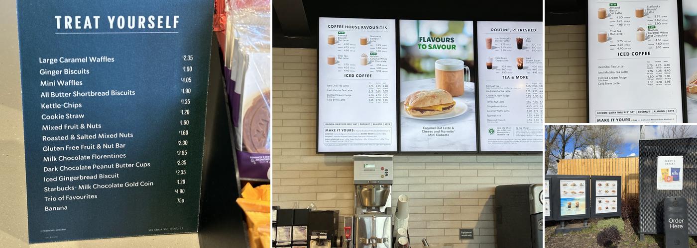 Starbucks Afton Way Drive Thru Menu