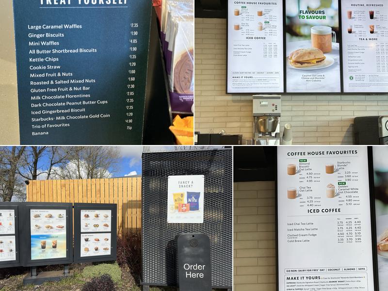 Starbucks Afton Way Drive Thru Menu