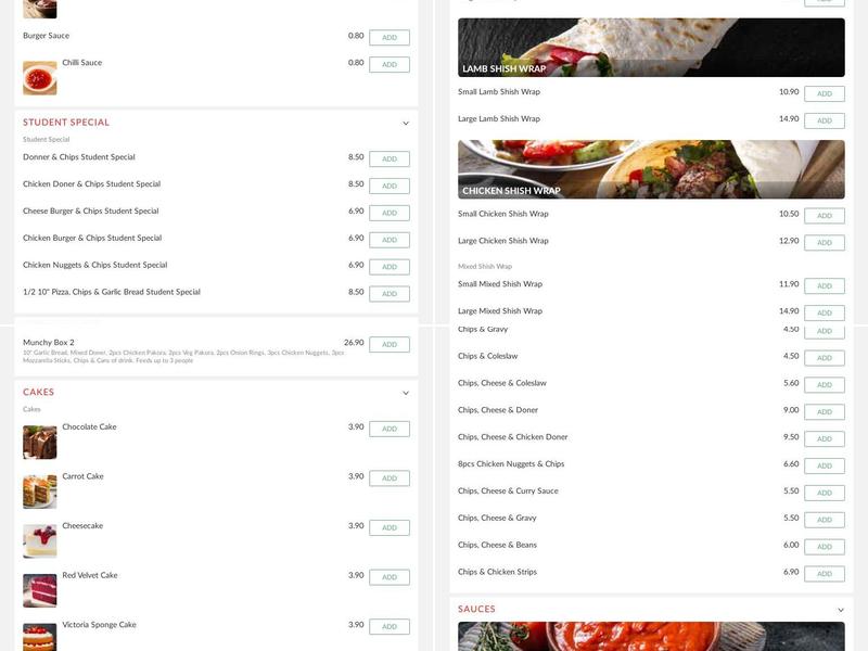 Istanbul Kebab House Menu