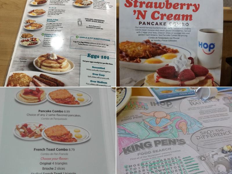 IHOP Menu