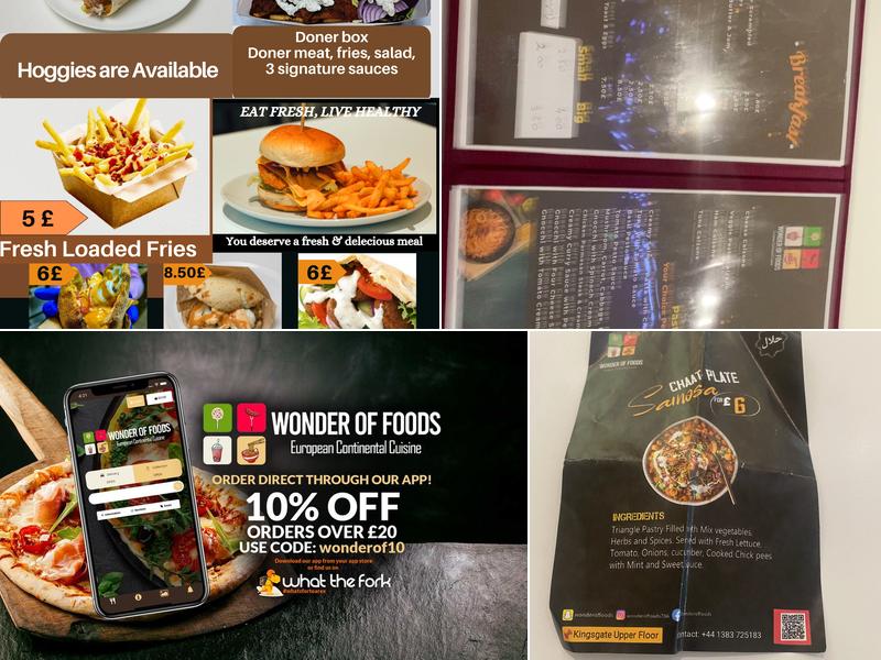 Wonder of foods & Bubble Tea,German style doner Menu