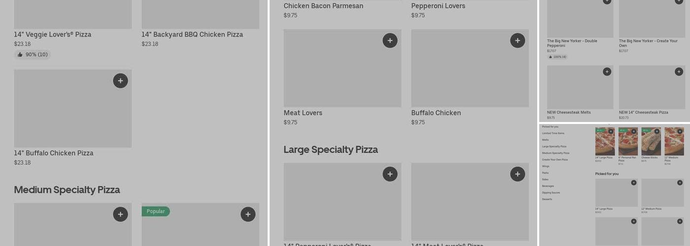 Pizza Hut Menu