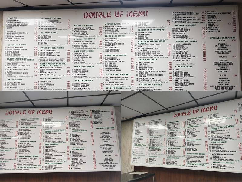 Double Up Menu