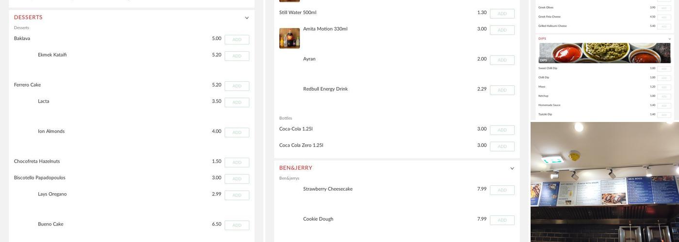 Souvlaki Station Menu