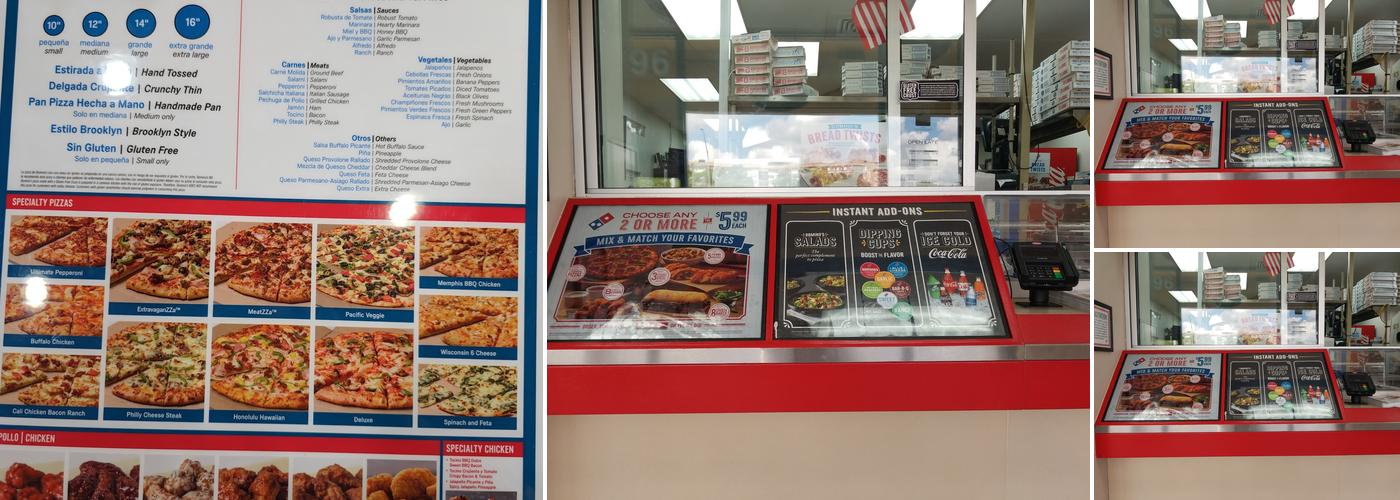 Domino's Pizza Menu
