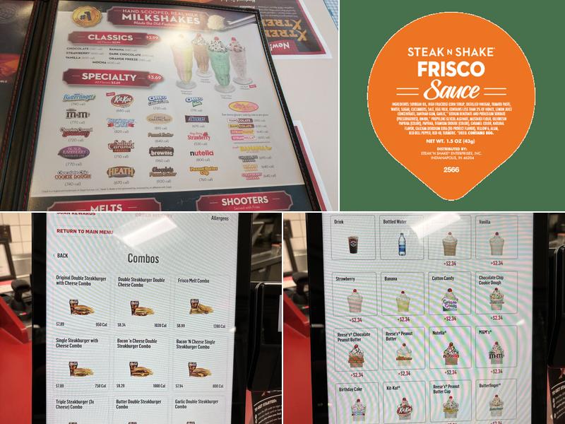 Steak 'n Shake Menu