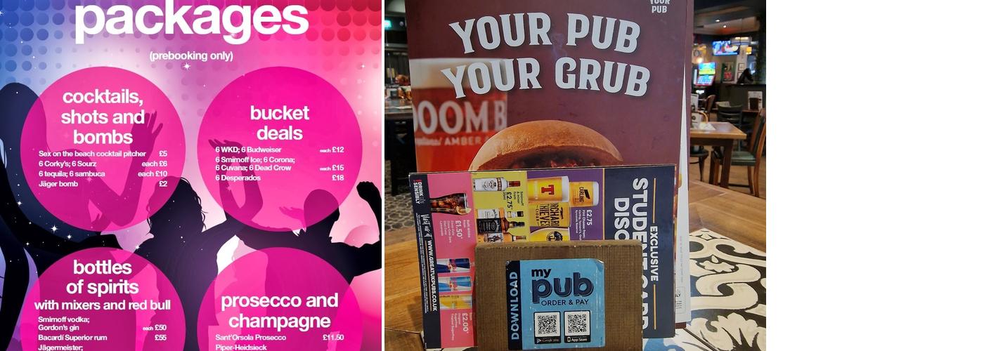 The Three Bridges Menu