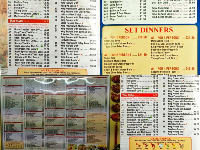 New Peking House Menu