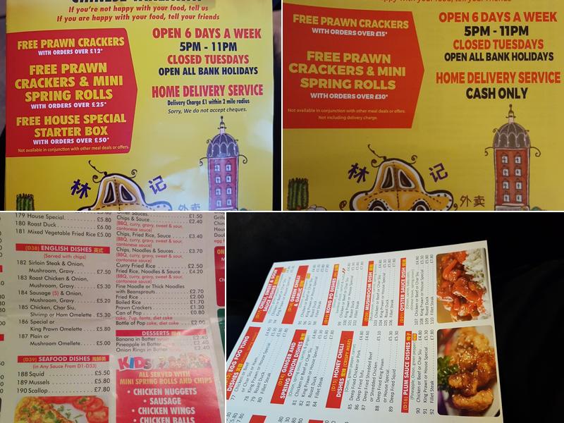Chop Chop Chinese Takeaway Menu