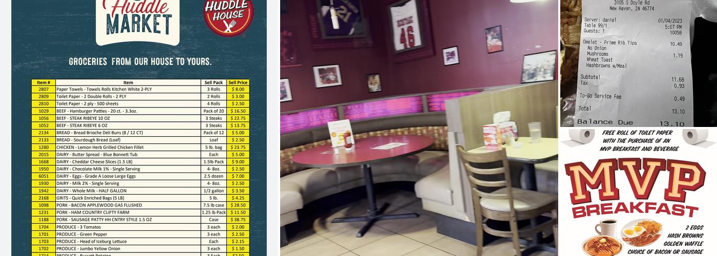 Huddle House Menu