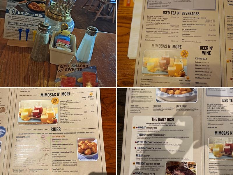 Cracker Barrel Old Country Store Menu