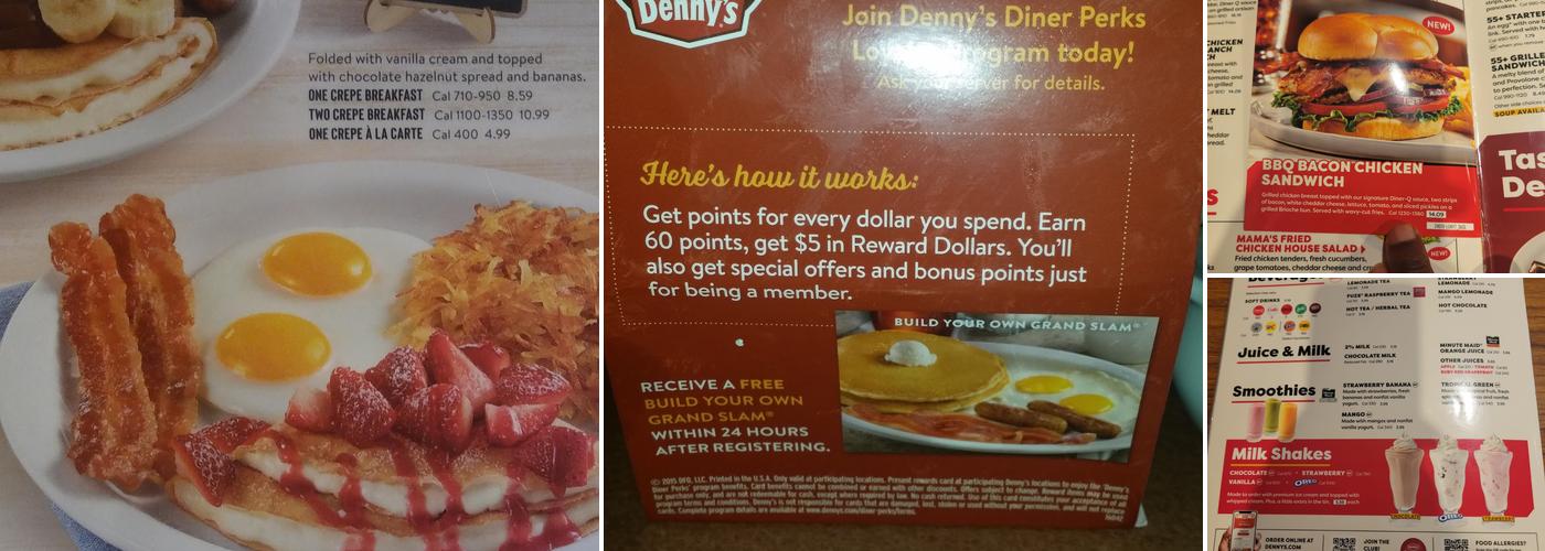 Denny's Menu