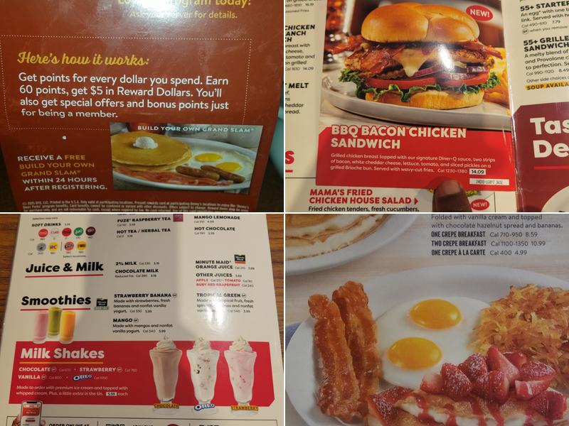 Denny's Menu