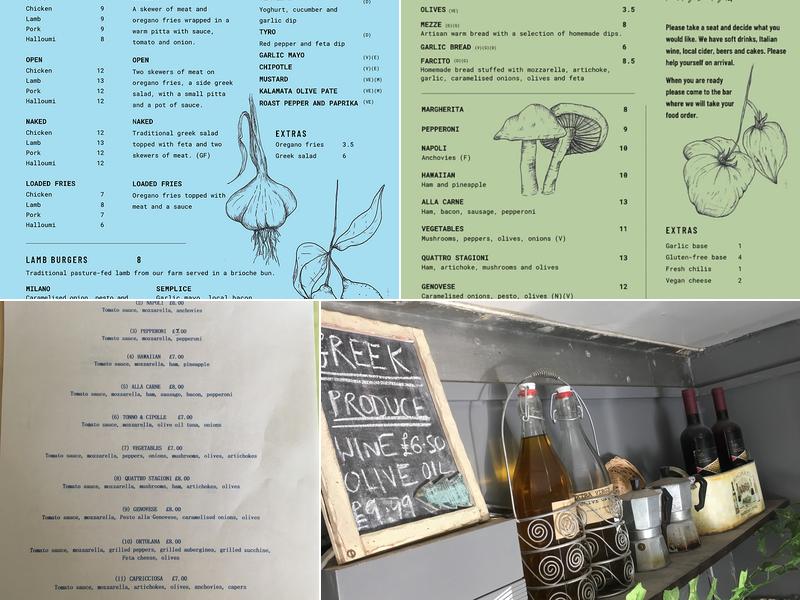 The Ionian Wood Fired Kitchen ＆ Farmshop Menu