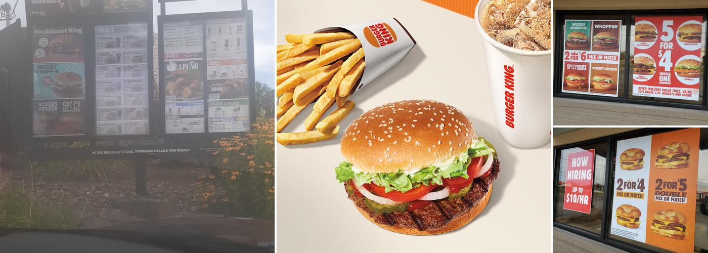 Burger King Menu