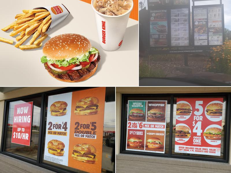Burger King Menu