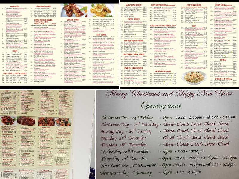 Oriental Wok Menu