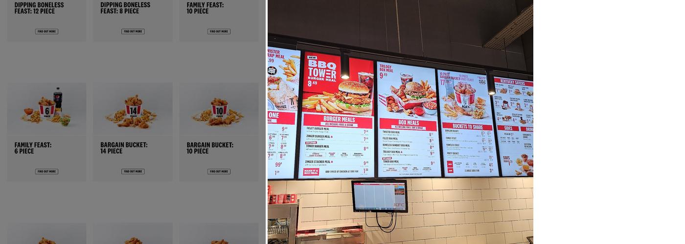 KFC Lower Earley- District Centre Menu