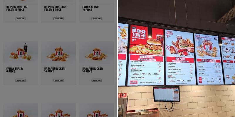 KFC Lower Earley- District Centre Menu