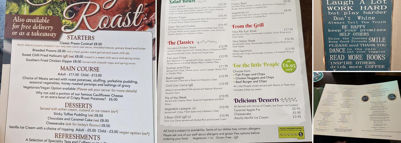 The Old Swan Menu