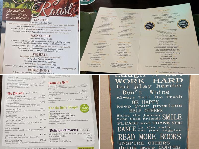 The Old Swan Menu