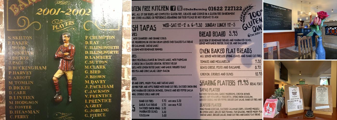 The Duke of Edinburgh Menu