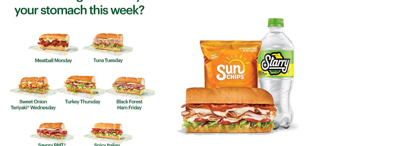 Subway Menu