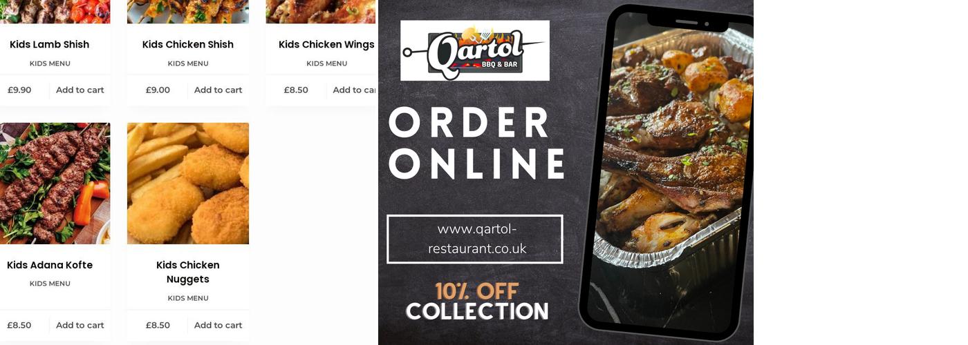 Qartol Turkish Restaurant Menu