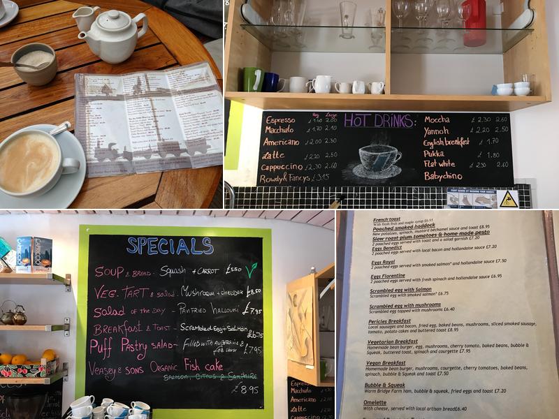 The Sharpthorne Organic Cafe Menu