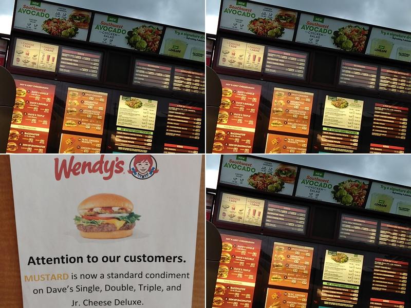 Wendy's Menu