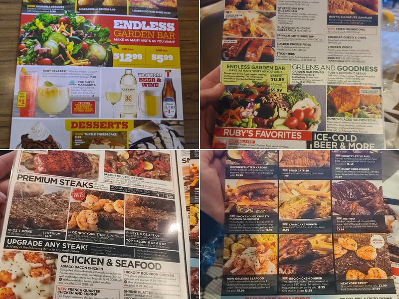 Ruby Tuesday Menu