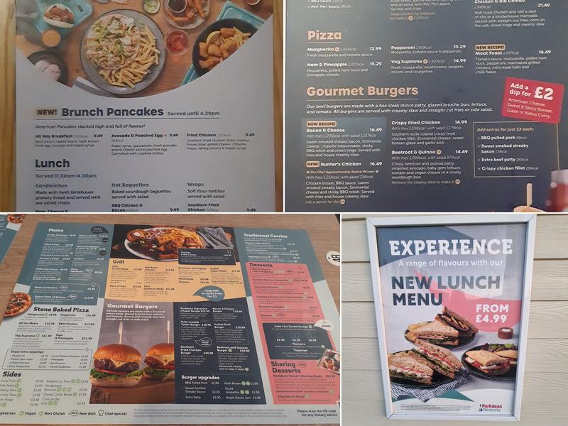 The Boathouse Bar & Restaurant Menu