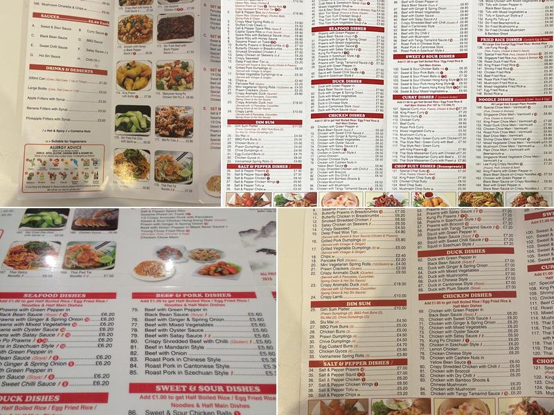 Lee Fung Menu