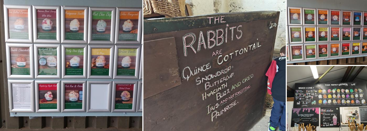 Brymor Ice Cream Menu