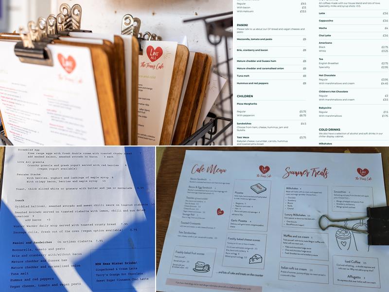 The Tennis Cafe Menu