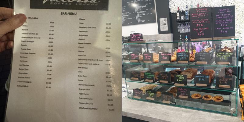 Victoria Coffee Lounge Menu
